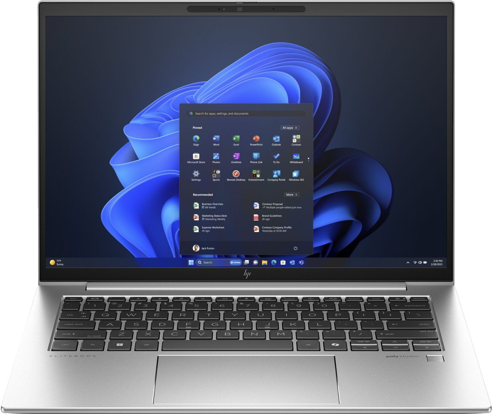 Notebook HP EliteBook 840 G11 - Intel Core Ultra 7 155U - vPro - Win 11 Pro - Intel Graphics - 16 GB RAM - 512 GB SSD NVMe - 35,6 cm (14") IPS HP SureView 1920 x 1200 - Wi-Fi 6E, Bluetooth 5.3 WLAN-Karte - 4G - kbd: Deutsch