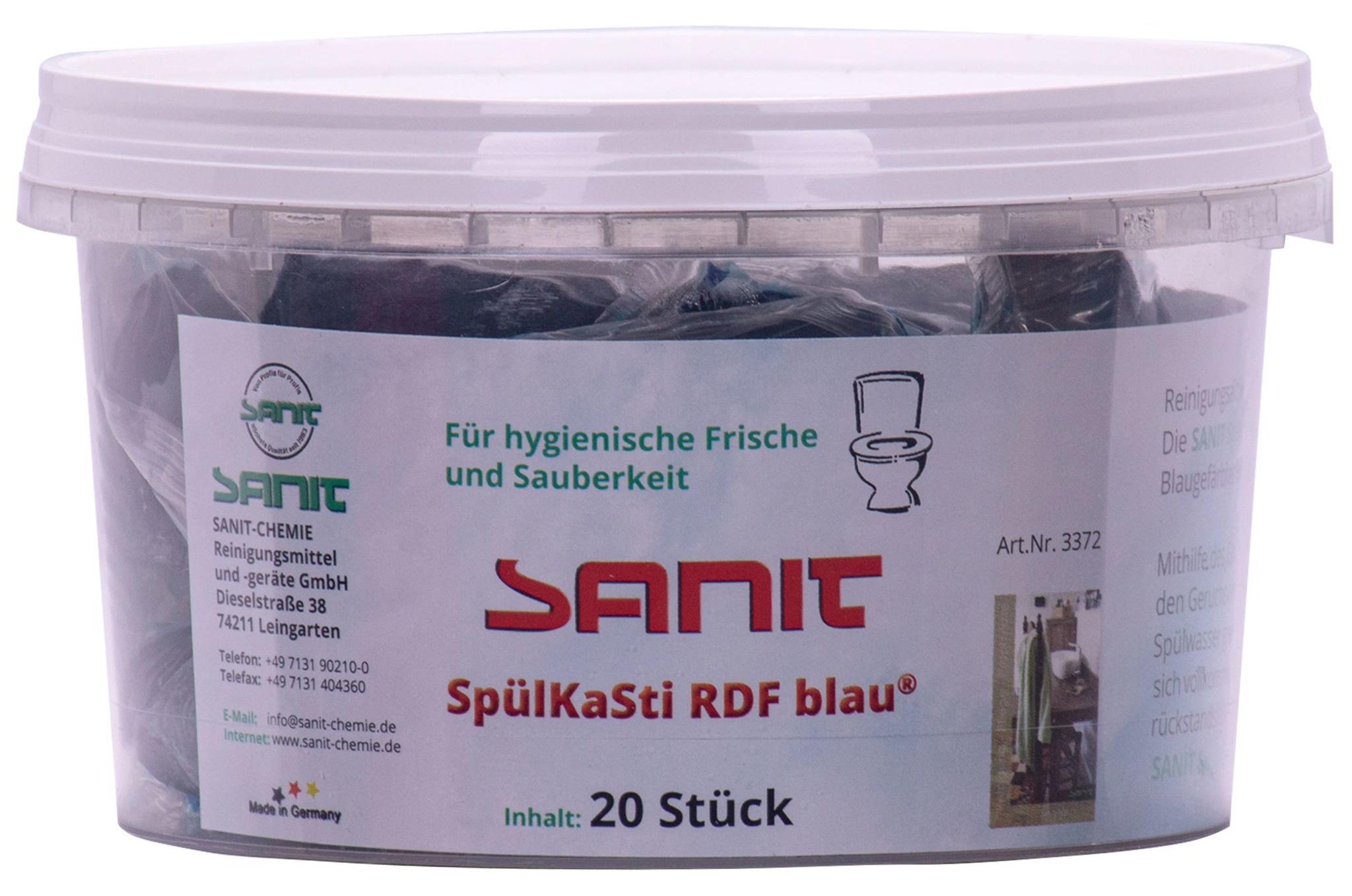 SANIT Wasserkastenwürfel SpülKaSti RDF 20 Stück für Geberit IZS-31349