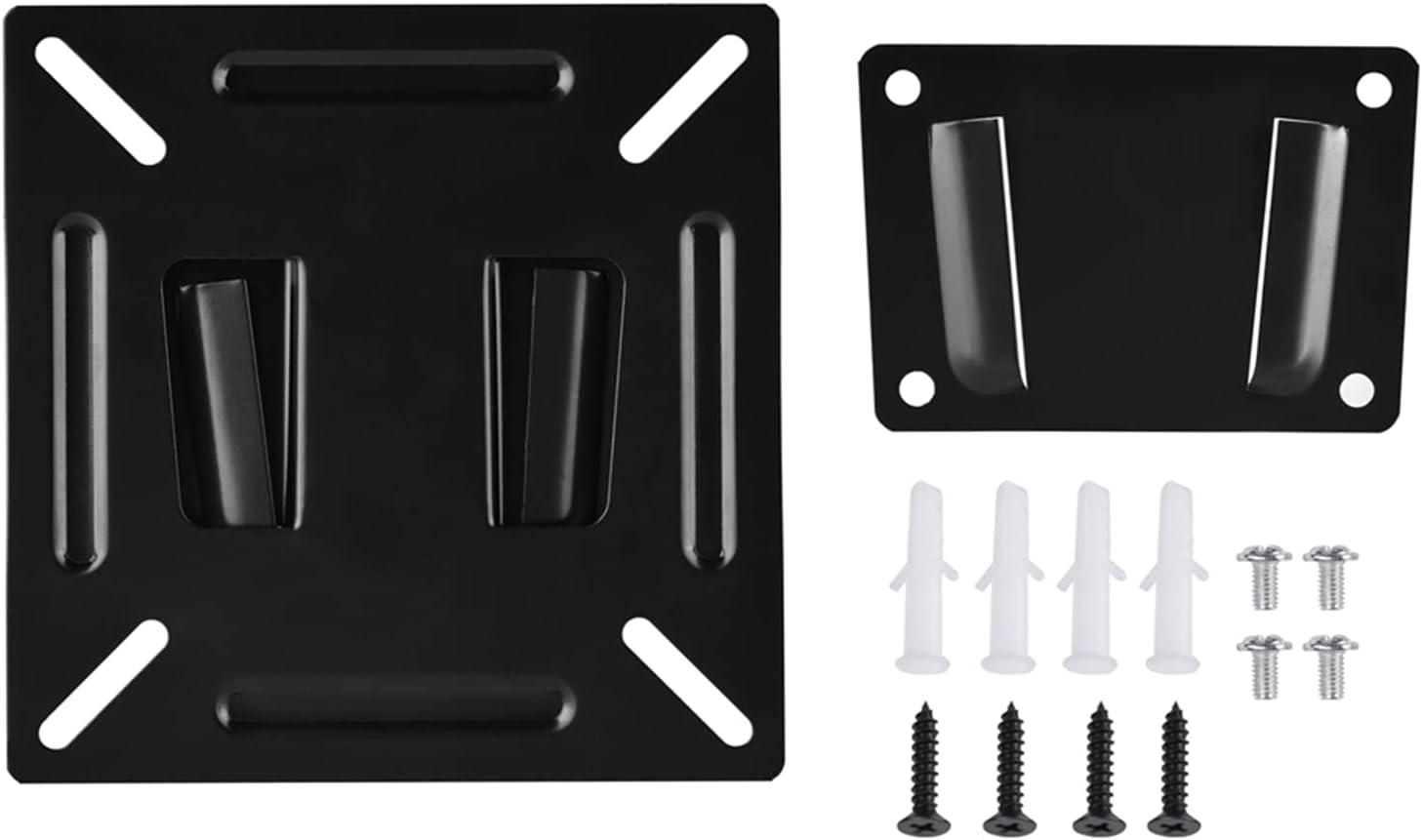 oCreon Monitorhalterung - TV-Halterung - Wandhalterung für LCD-, LED-Monitore und PCs bis 12-24 Zoll, bis zu 10 kg, schwarz