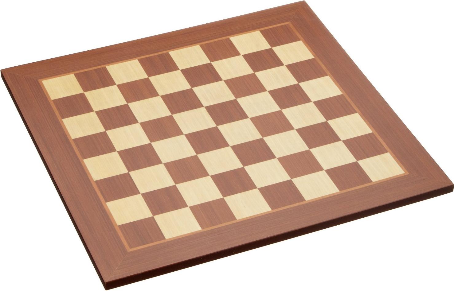 Philos Schachbrett Holz 40 mm Feldgröße - klassisches Schachspiel Brett