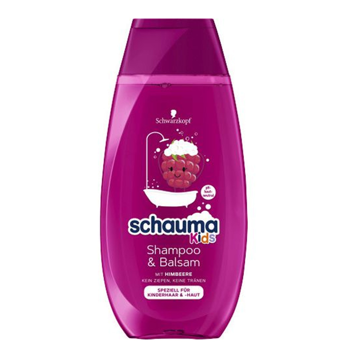 Schauma šampón a balzam pre deti s malinovou vôňou ph neutrálny 250ml