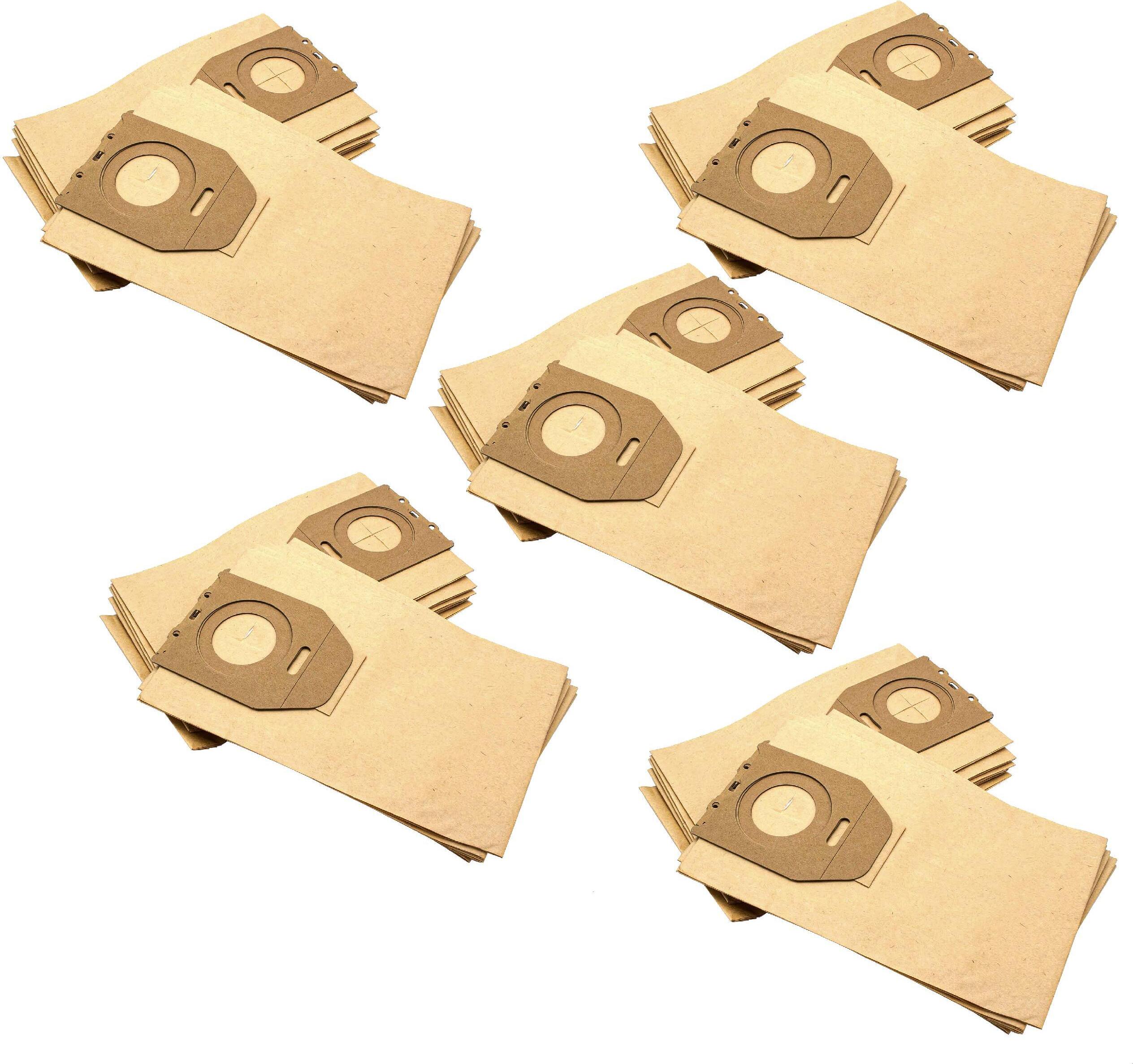 vhbw 50x Staubbeutel kompatibel mit Ruton RO 7122, 7123 Staubsauger - 29cm x 17,5cm Sandfarben 172660431-37