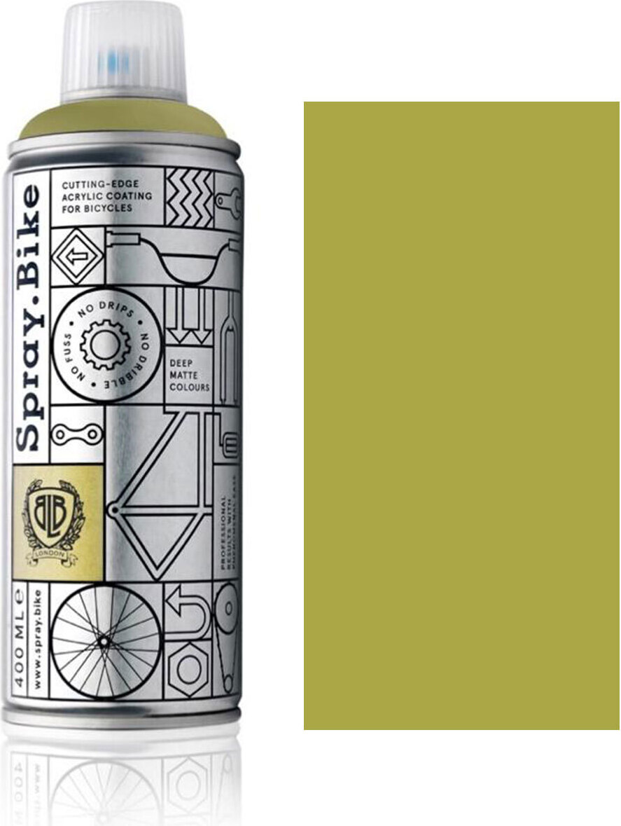 SPRAY.BIKE Fahrrad Lackspray Keine GRUNDIERUNG notwendig - Acryllack Spray 400 ml, Farbe:Bradbury COSMOS-48221