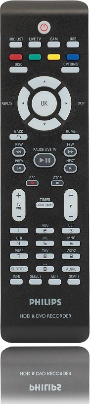 BELIFE Originale Fernbedienung für Philips DVDR3597H/58 | DVDR5500 | DVDR5500/05