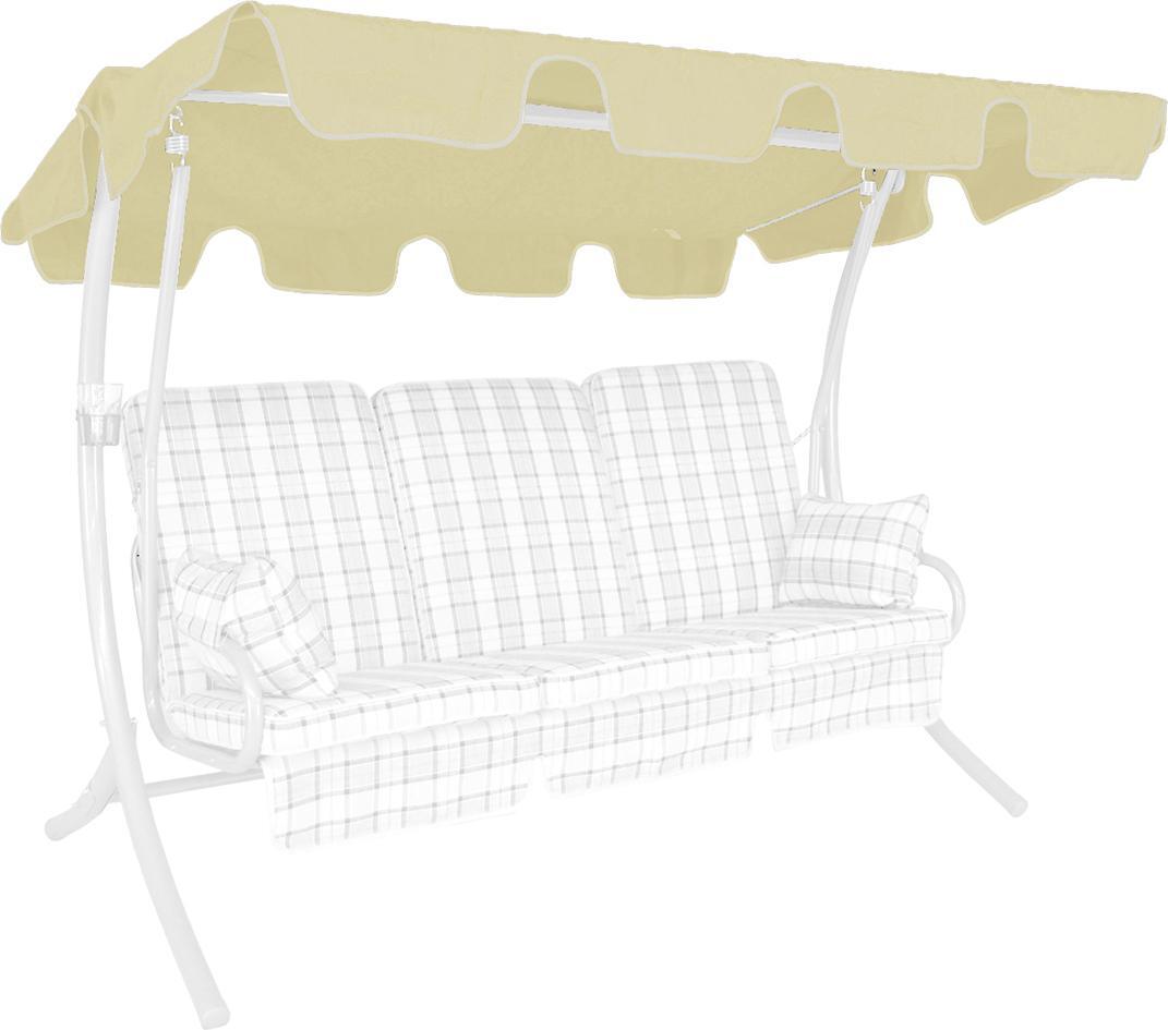 Angerer Freizeitmöbel Angerer Hollywoodschaukel Sonnendach Universalgröße elfenbein 5830-12