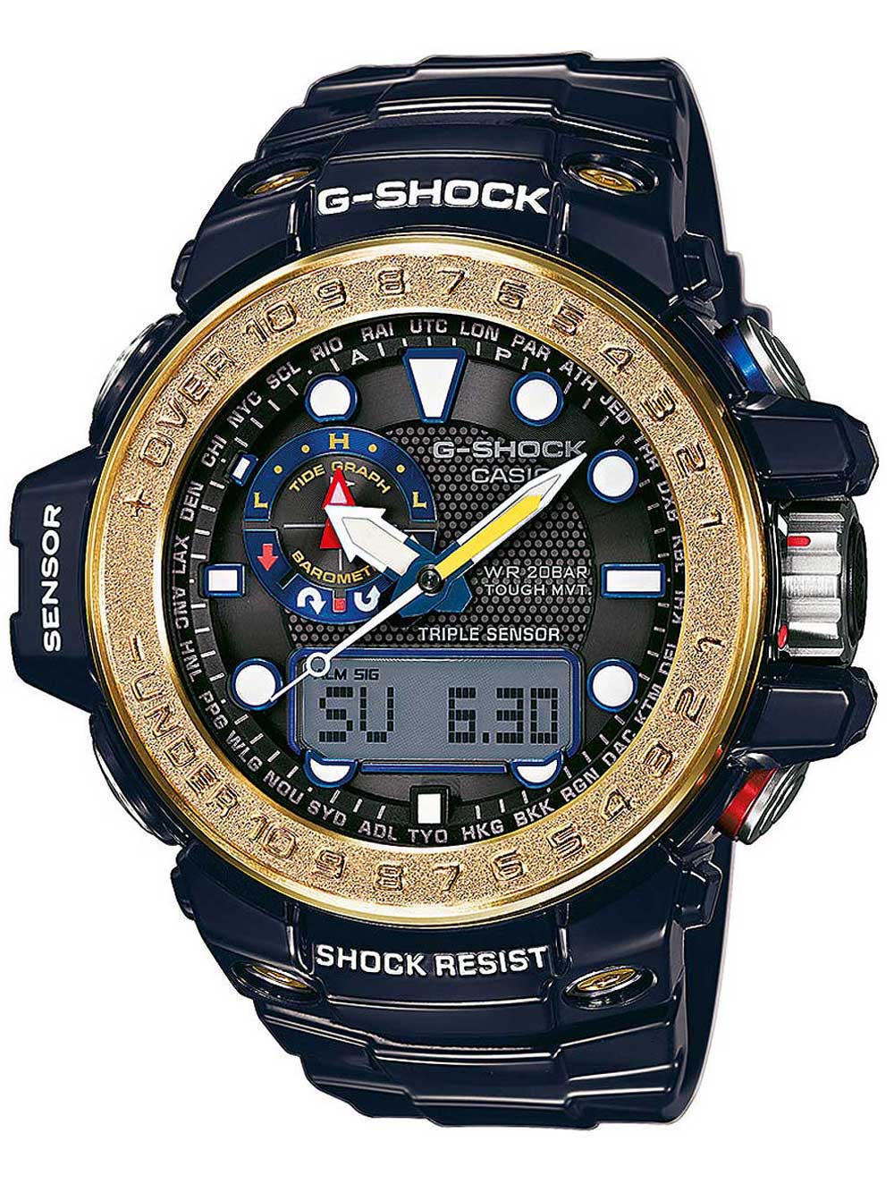 CASIO GWN-1000F-2AER G-SHOCK Funk-Solar 55 mm 20ATM