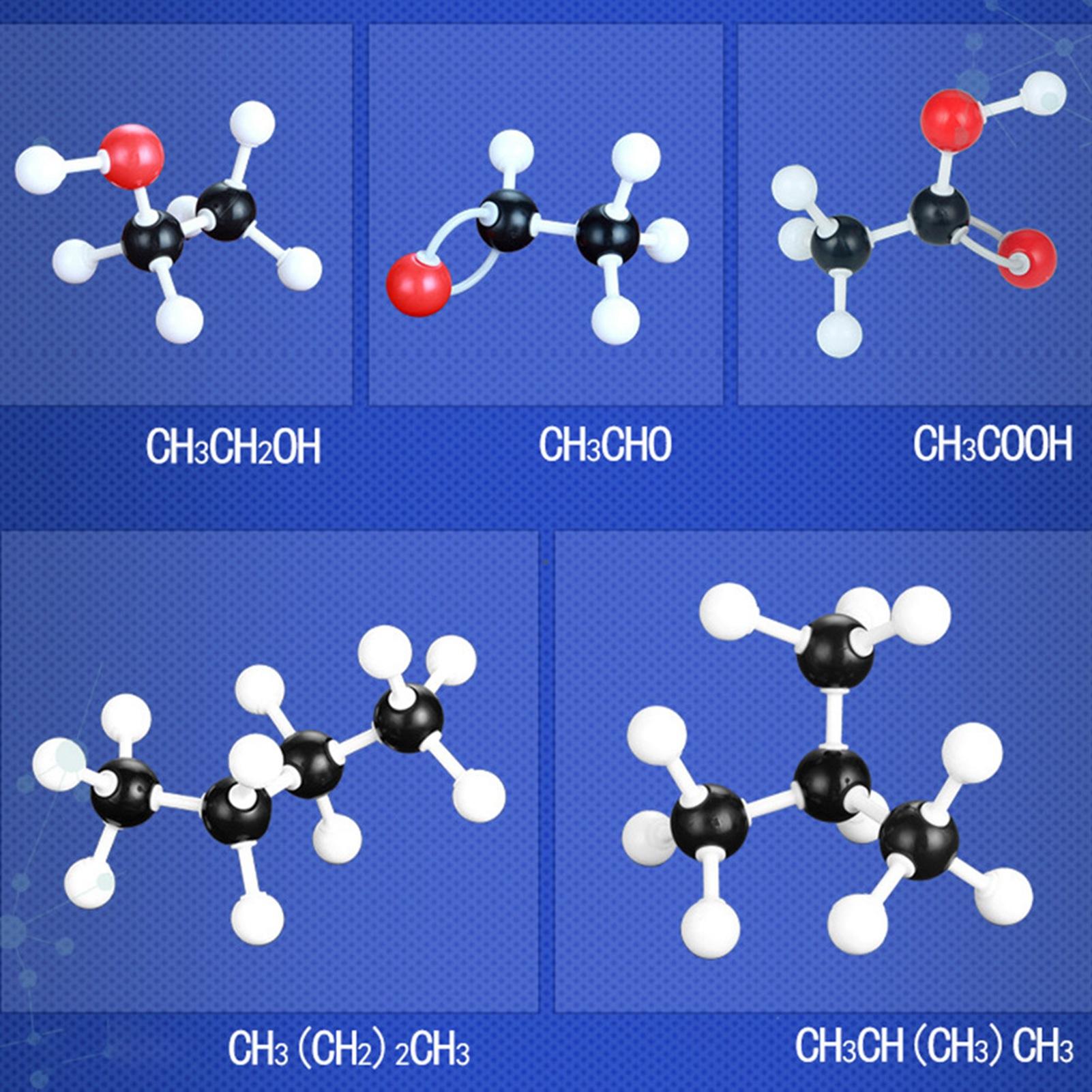 Gistuch Molekulares Modell-Set, organische Chemie, Molekülstruktur, für Schulunterricht, Forschung, pädagogisches Spielzeug-Set