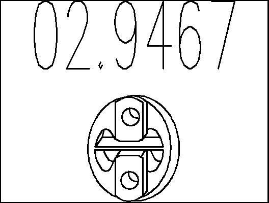 MTS Sportartikel MTS Anschlagpuffer Schalldämpfer 02.9467 für OPEL ASTRA J 0,0325kg