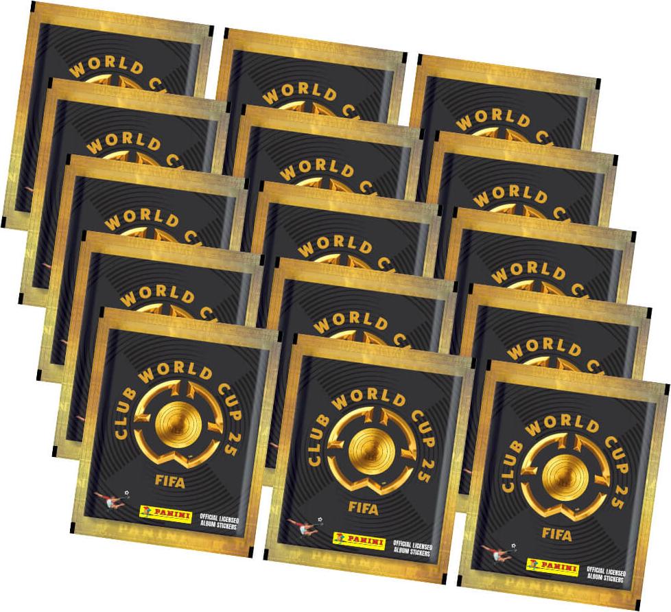 Panini Fifa Club World Cup 2025 Sticker - WM Sammelsticker - 15 Tüten
