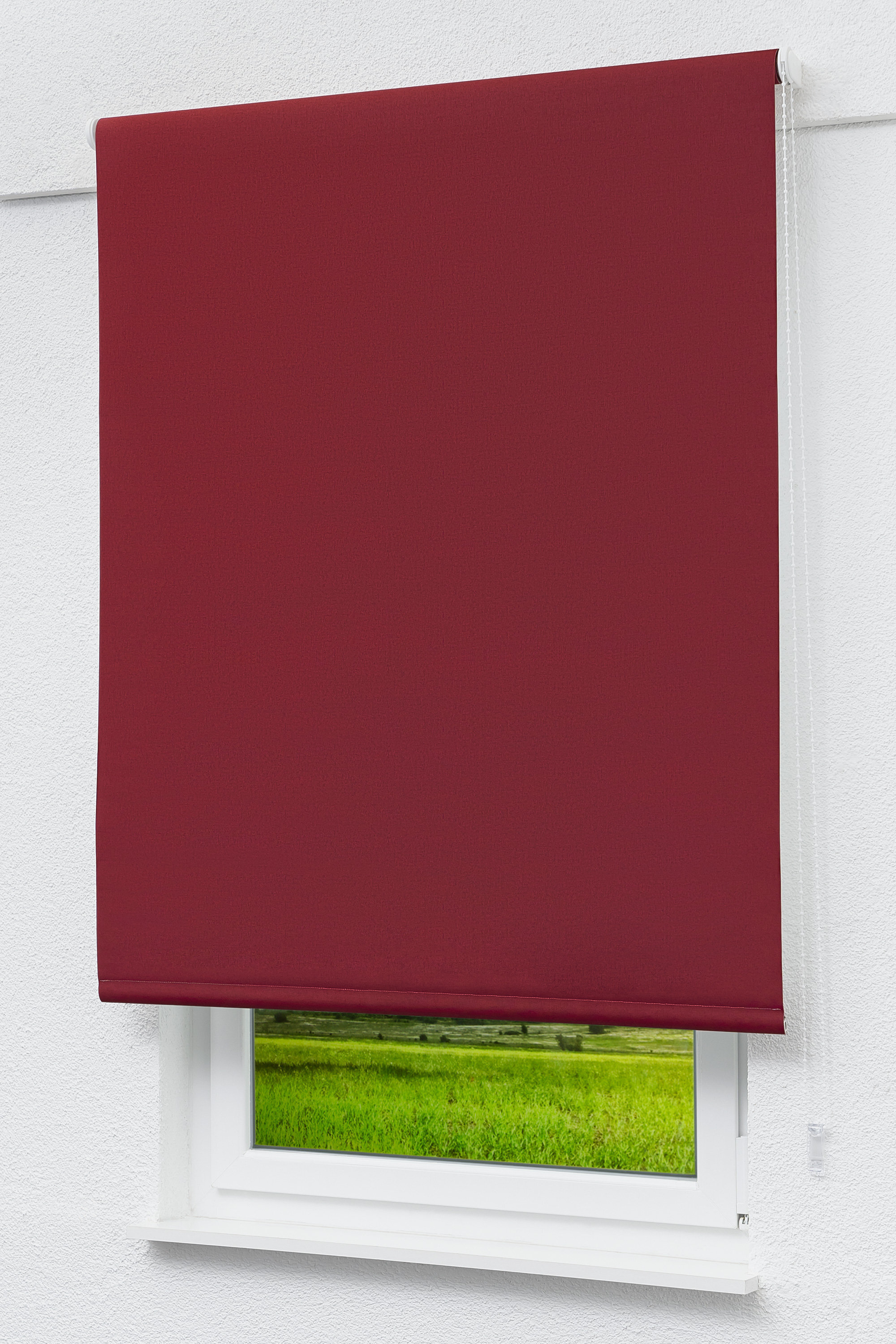 Lysel Outlet - Verdunkelungsrollo Bordeauxrot, (B x H) 82.50cm x 190cm in rot/bordeauxrot 19117_55552