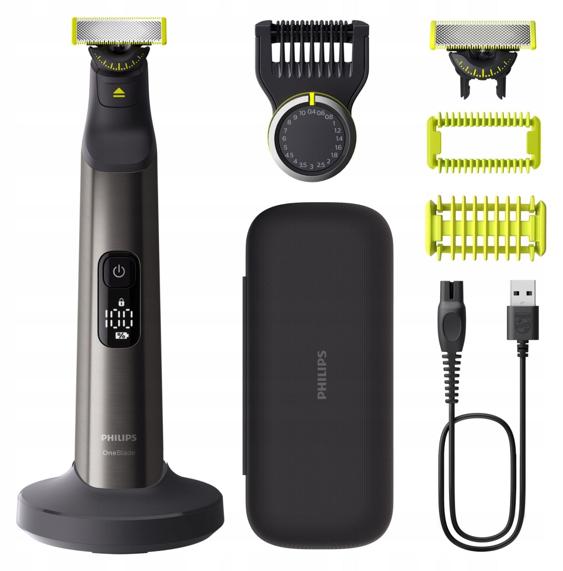 Philips Oneblade Pro Qp6652/61, Gesicht und Körper, 20 Einstellungen Wasserdicht