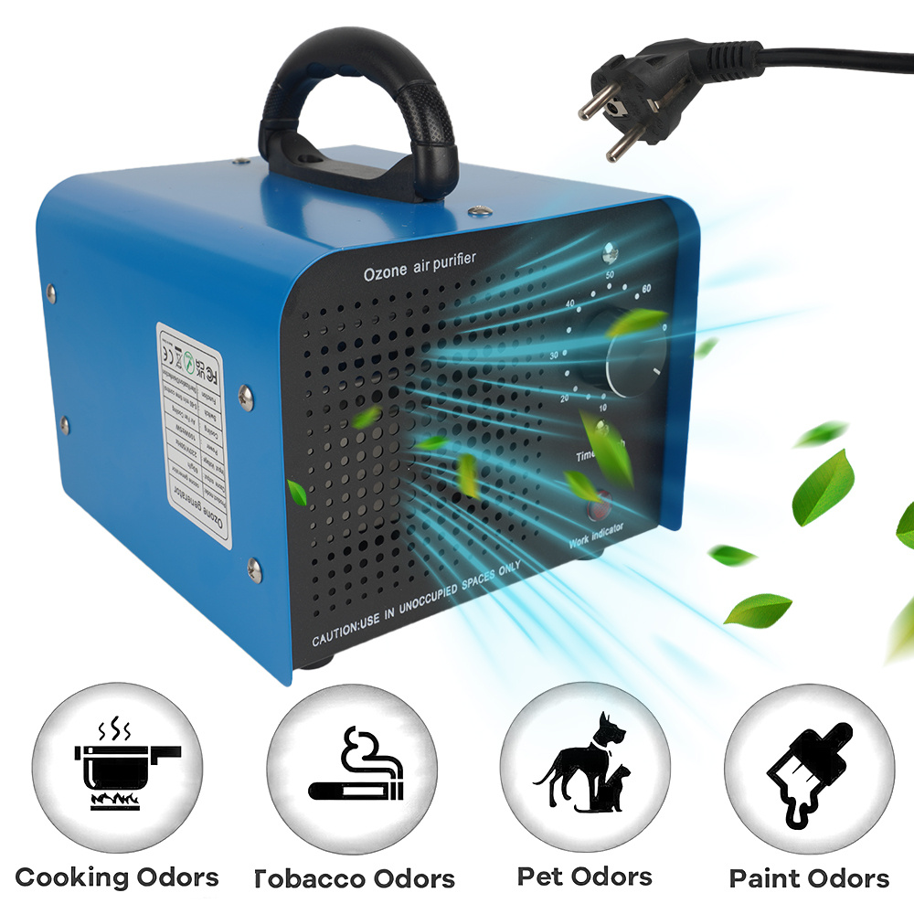 ZREE Ozongenerator 60,000mg/Std Ozongerät für Wohnung, Auto Ozone Generator HG10536