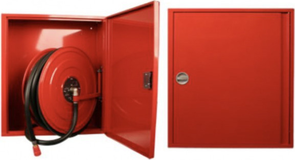 MBS FIRE Wandhydrantenschrank - Typ F Wandhydrant Komplett, WA links