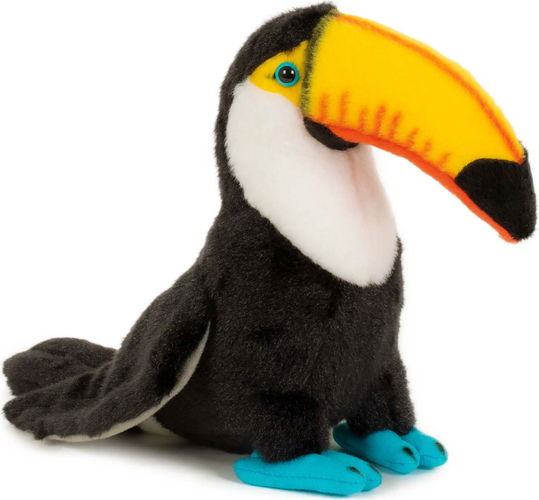 Kuscheltiere*biz Fischertukan Regenbogenschnabel Tukan Kuscheltier Vogel Specht Plüschtier RICACO KT531980