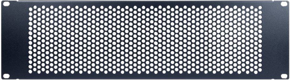 INTERTECH Inter-Tech IPC 19" Lochblende 3HE,134x482x11mm, RAL 9005 88887320