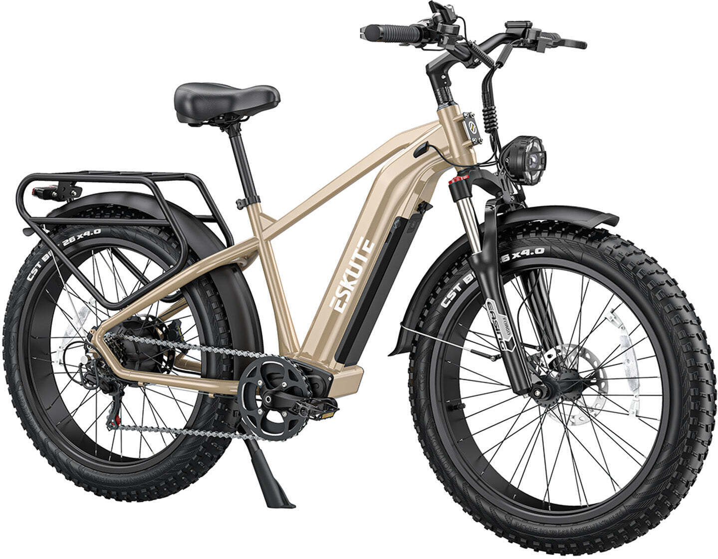 Eskute Spark X Fat Tire Pánsky elektrobicykel horský bicykel mestské e-biky a e-country bicykle vidiecke bicykle elektrický bicykel žltá