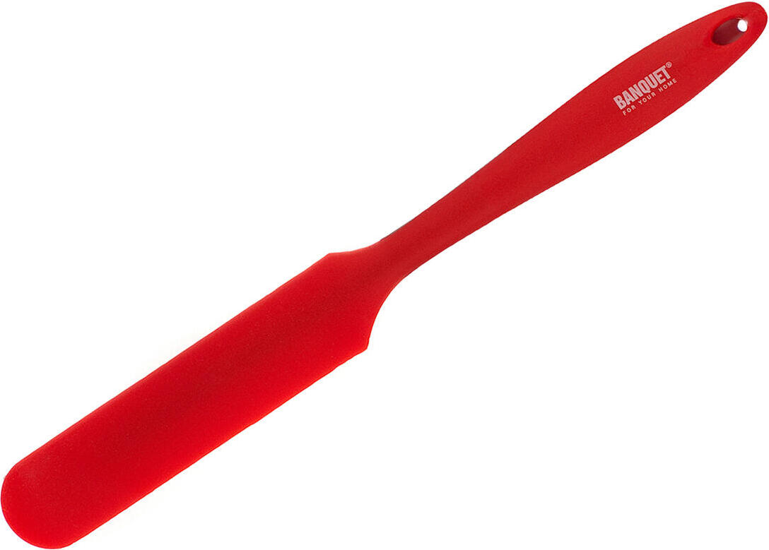 Banquet Spachtel für Kuchen, Cremes, Küchenspatel aus Silikon Culinaria 24 cm CULINARIA Rot