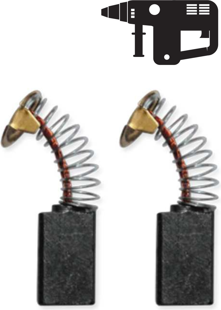 dedra Elektrographitbürste für DED7840 YSG006