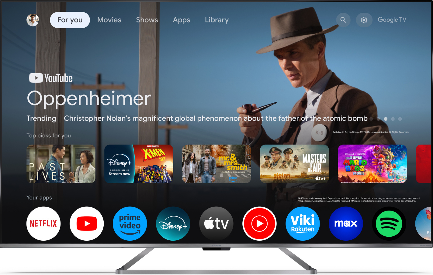 Sharp 75GP7265E | 75 | Smart-TV | Google TV | 4T-C75GP7265ES