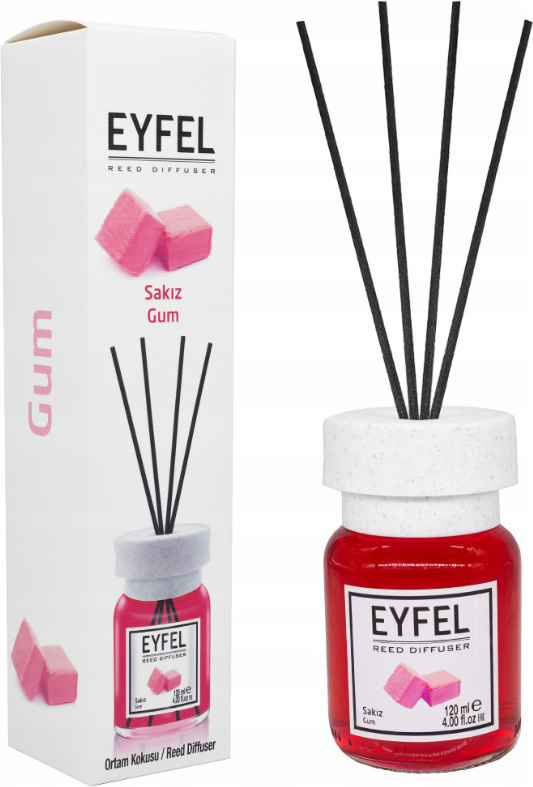 EYFEL Schilfrohr Diffusor Set - 119,8 Ml Duftöl Mit Reed Sticks, Raumduft Für Zuhause, In Verschiedenen Düften, Home Decor