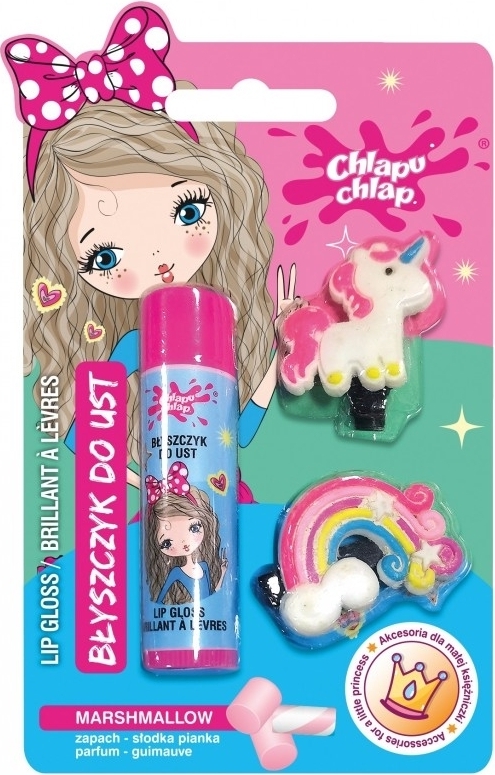 Chlapu Chlap Strauss & Glanz Lipglossschaum 10ml + 2 Haarspangen