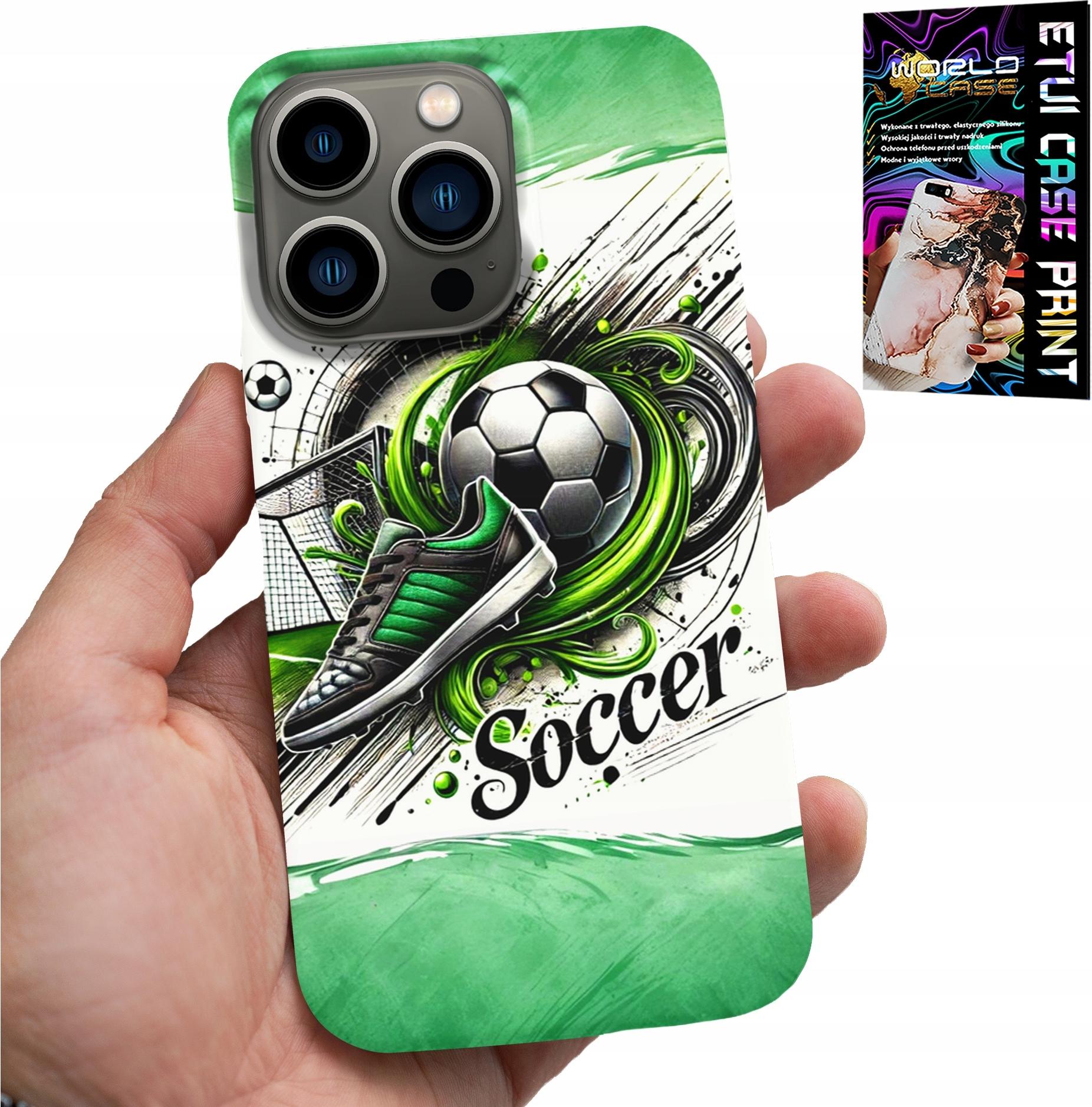 Inny producent Etui Für Iphone 14 Pro - Fussball, Fussballtasche + Glas
