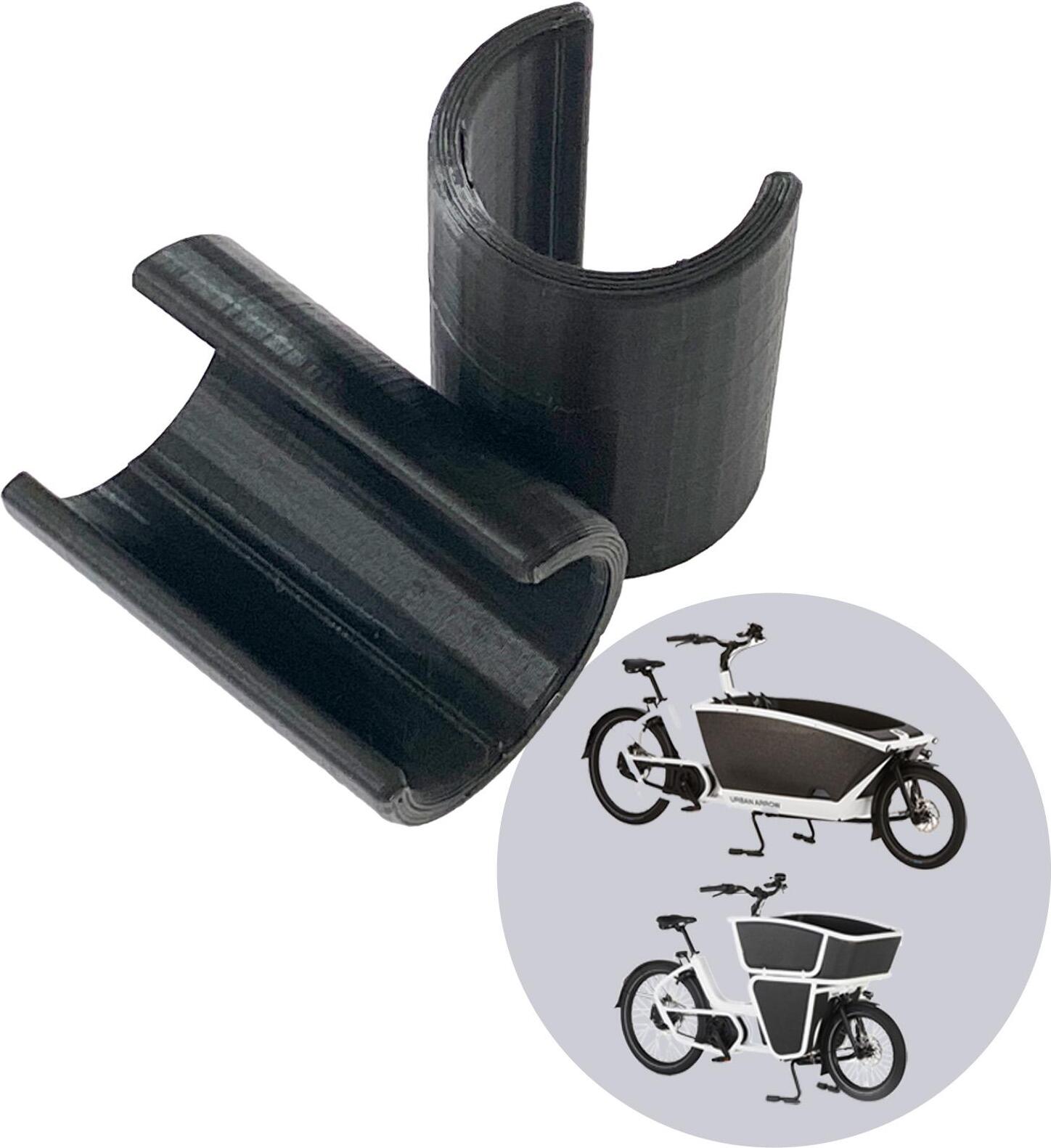moin minis 2er Set Abstandshalter für Fahrradständer für Urban Arrow Family & Family Next & Shorty Lastenräder Schützt Gummipuffer