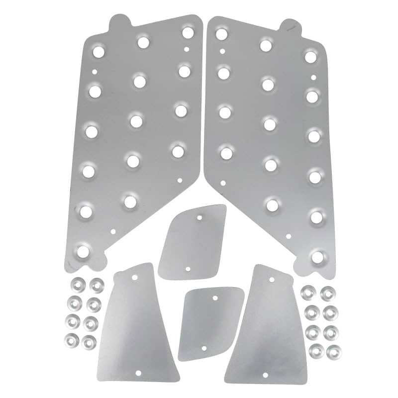 Si Zweirad Vertrieb Alu Trittblech Set RS750 Fussbrett Motorroller 700951