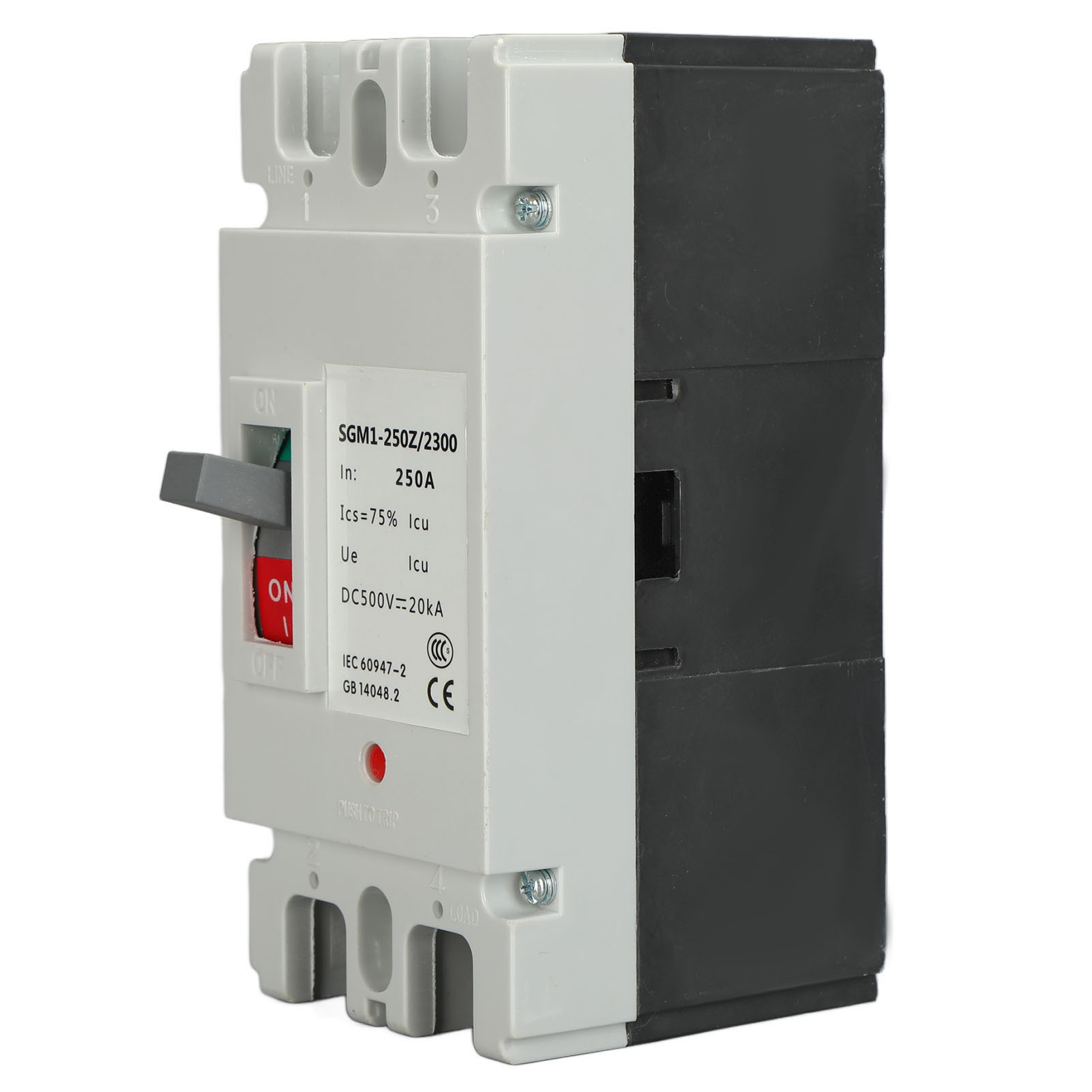 Cocosity Stromkreisunterbrecher,Schutzschalter,Stromkreisunterbrechung,Stromkreisunterbrecherschutz,Stromkreisunterbrecherschalter,Solarbatterie-Stromkreisunterbrecherschalter SGM1-250Z/2300