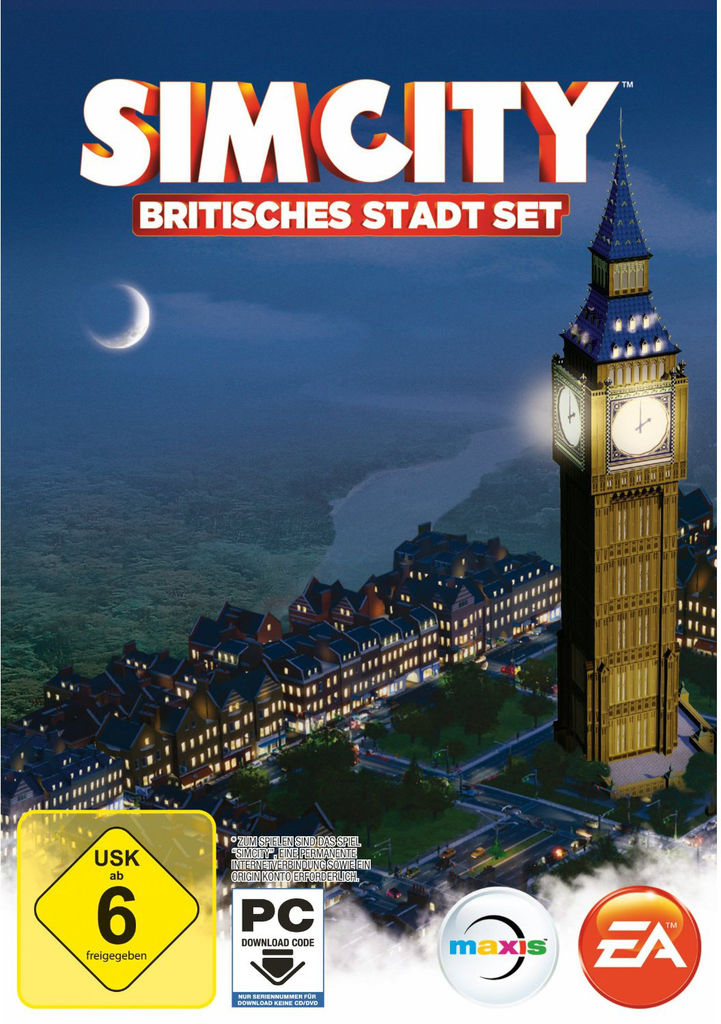 Electronic Arts SimCity: Britisches Stadt-Set (Add-On) 10008498