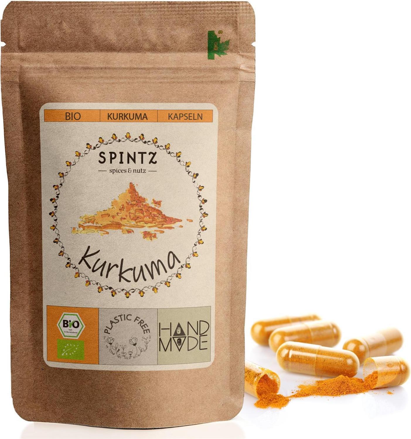 Spintz Kurkuma Kapseln 210 Stk SPI NTZ-Bio-Kurkuma-Kapseln-210stk