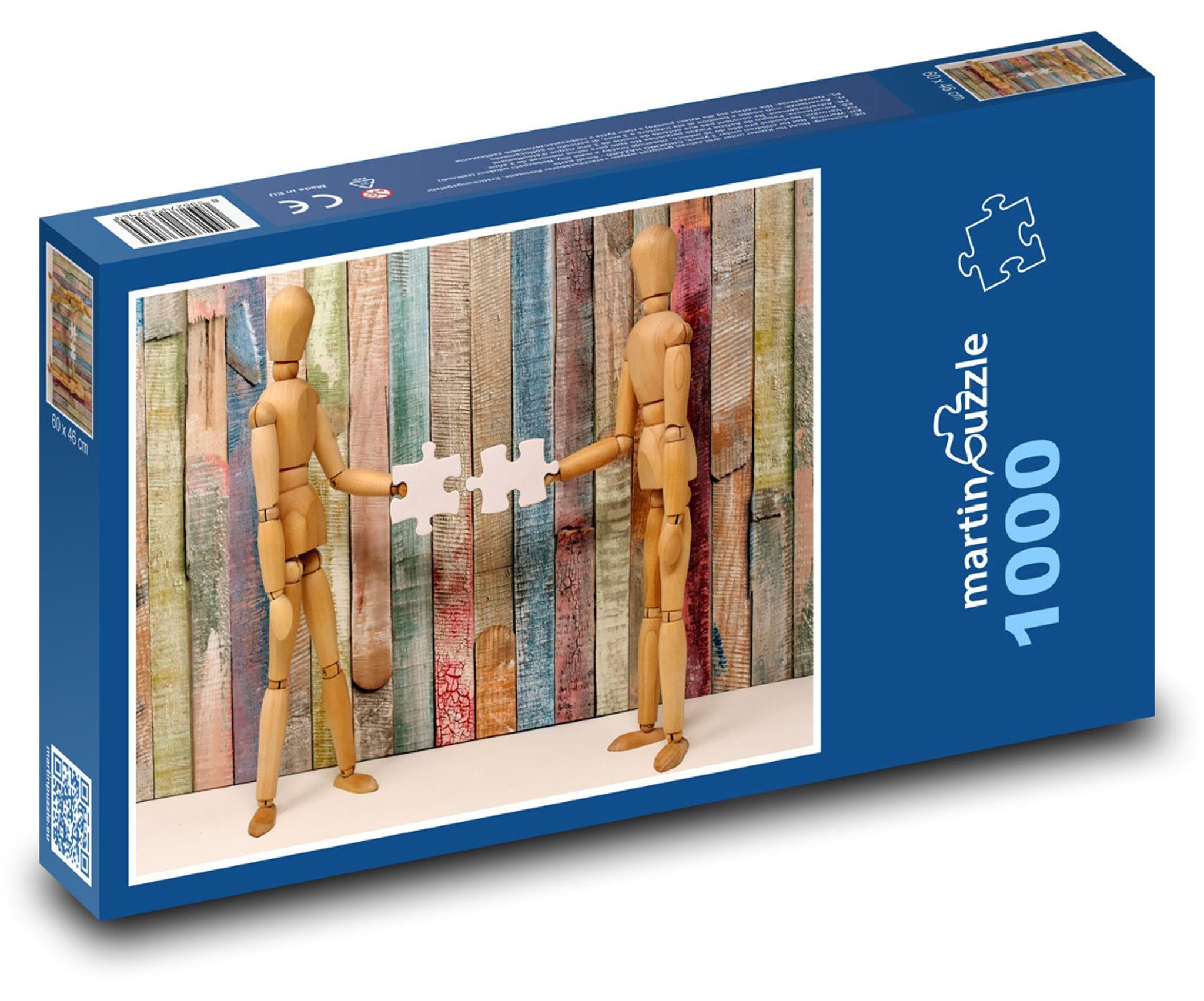 MCprint Puzzle 1000 Teamarbeit - Hand in Hand - martinpuzzle