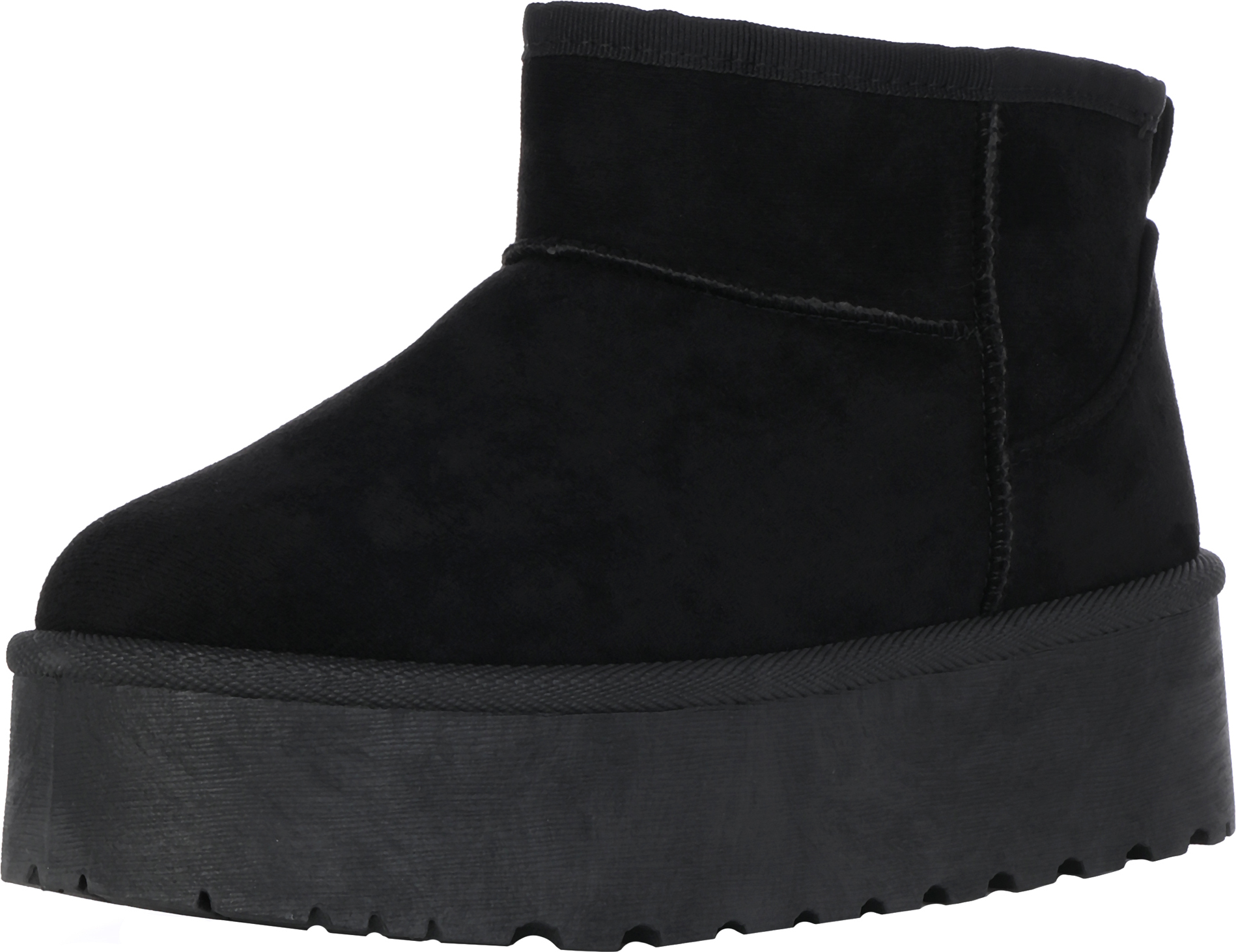 Elara Damen Winterstiefelette Boot EWB -1 Black-37 EWB-1 Black-37