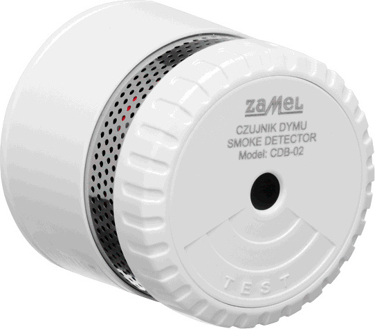 Rauchmelder mit eingebauter Batterie CDB-02 Zamel