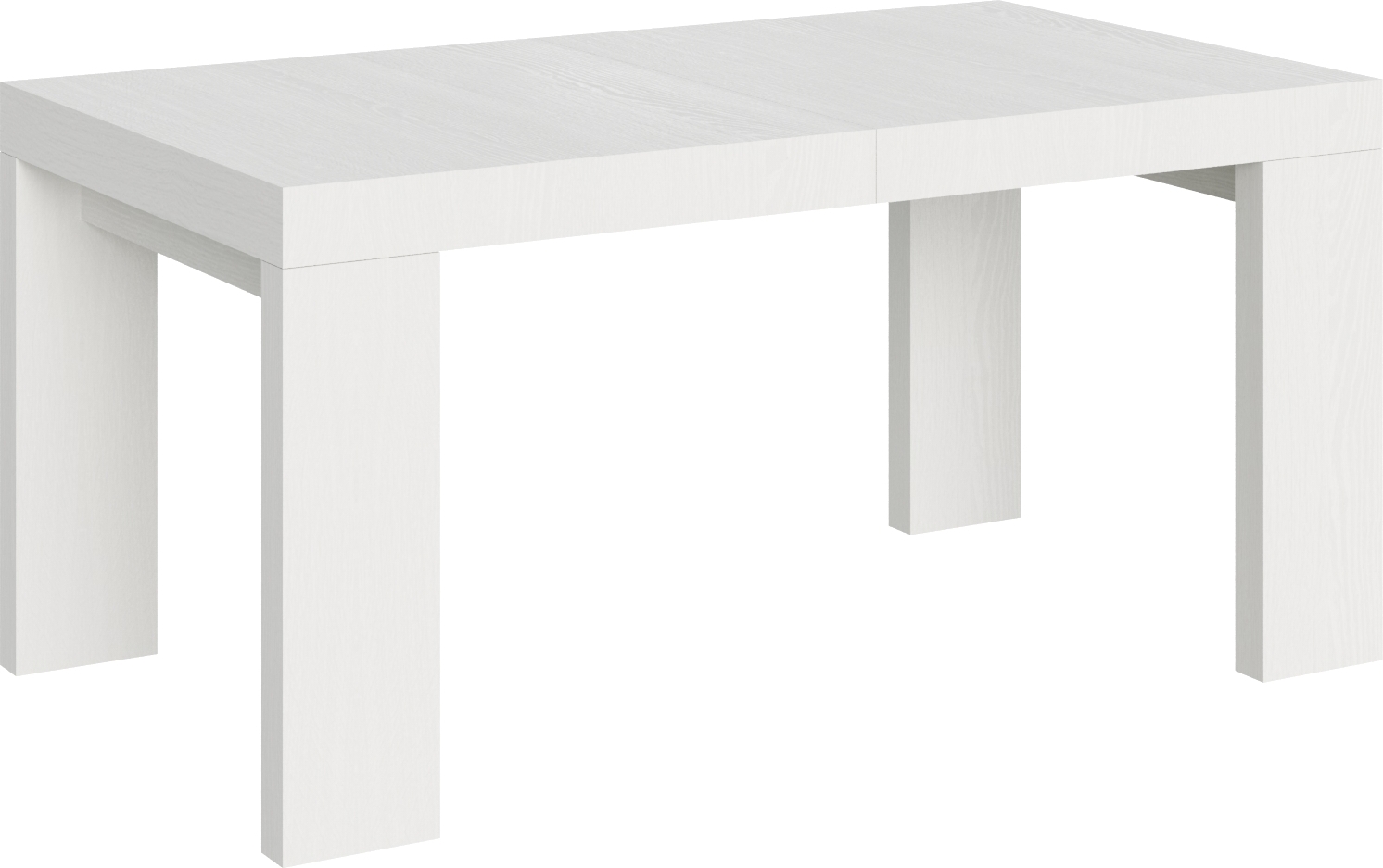 ITAMOBY - Ausziehtisch 160/264x90 cm Roxell Esche weiß VETAROXELL264-BF