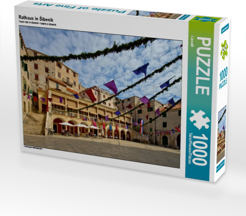 Calvendo Rathaus in ibenik 1000 Teile Puzzle quer 640x480mm, CALVENDO; 7387242