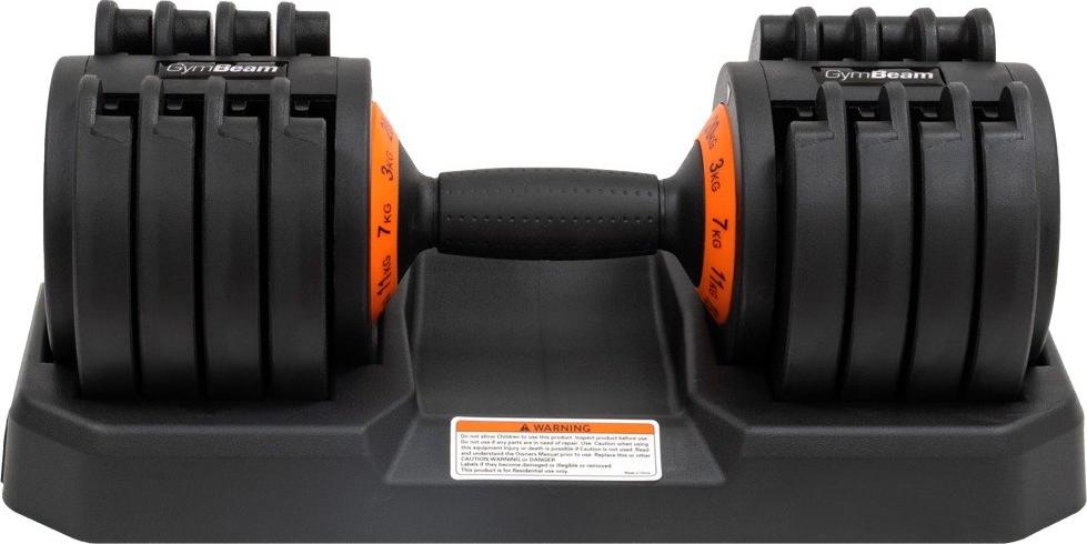 GymBeam - Verstellbare Kurzhantel 3-20 kg