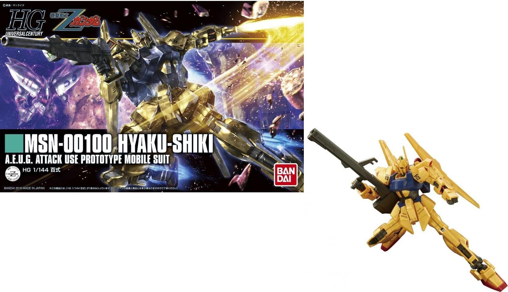 Bandai Model Kit - Gundam - Hguc 1/144 Msn-00100 Hyaku-Shiki