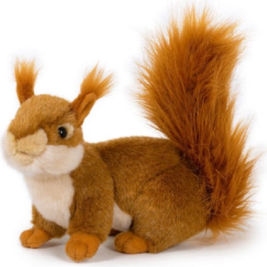 Semo Plüschtier Eichhörnchen 20cm, Stofftiere Kuscheltiere Eichkätzchen Eichkater Tier SQO-08TB01