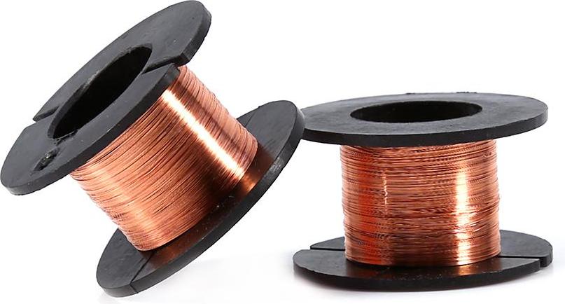 TWO TREES Kupferlackdraht 0,1 mm, 5 Stück Spulendraht, 15 m Länge – Hochleitfähiger Emaildraht für Reparatur und Wicklungen