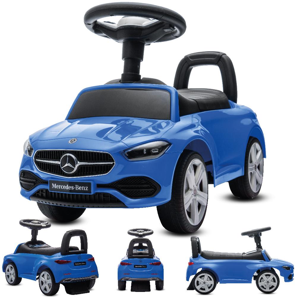 Voiture bébé à partir de 1 an Mercedes Classe C bleue — free download