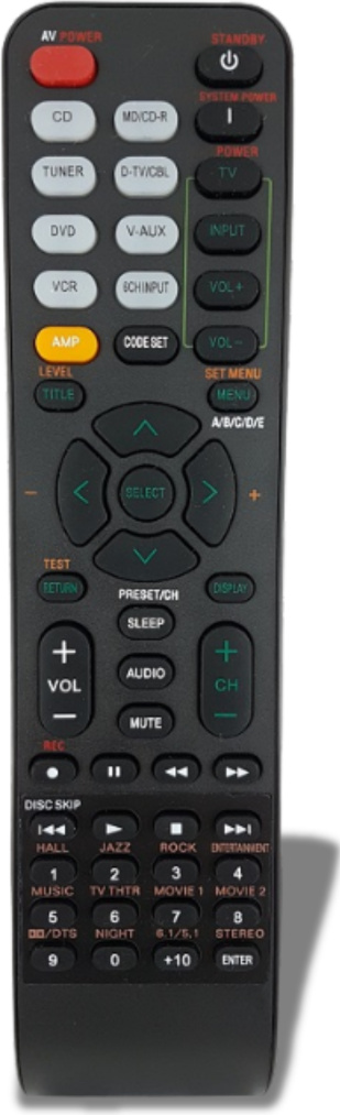 BELIFE Ersatz Fernbedienung für Yamaha YHT-550 | YHT-550HT | YHT-550HTIB