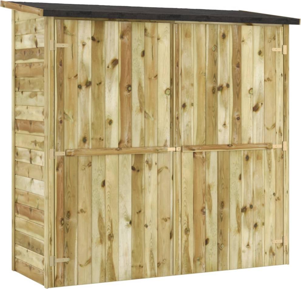 vidaXL Záhradný prístrešok na náradie Impregnovaná borovica 182x76x175 cm