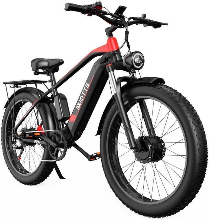 DUOTTS F26 elektrický horský bicykel 26*4.0 s tučnými pneumatikami, 48V 20AH batéria (batéria Samsung), pre ženy a mužov, e-bicykle MTB, mestské e-biky a e-country bicykle