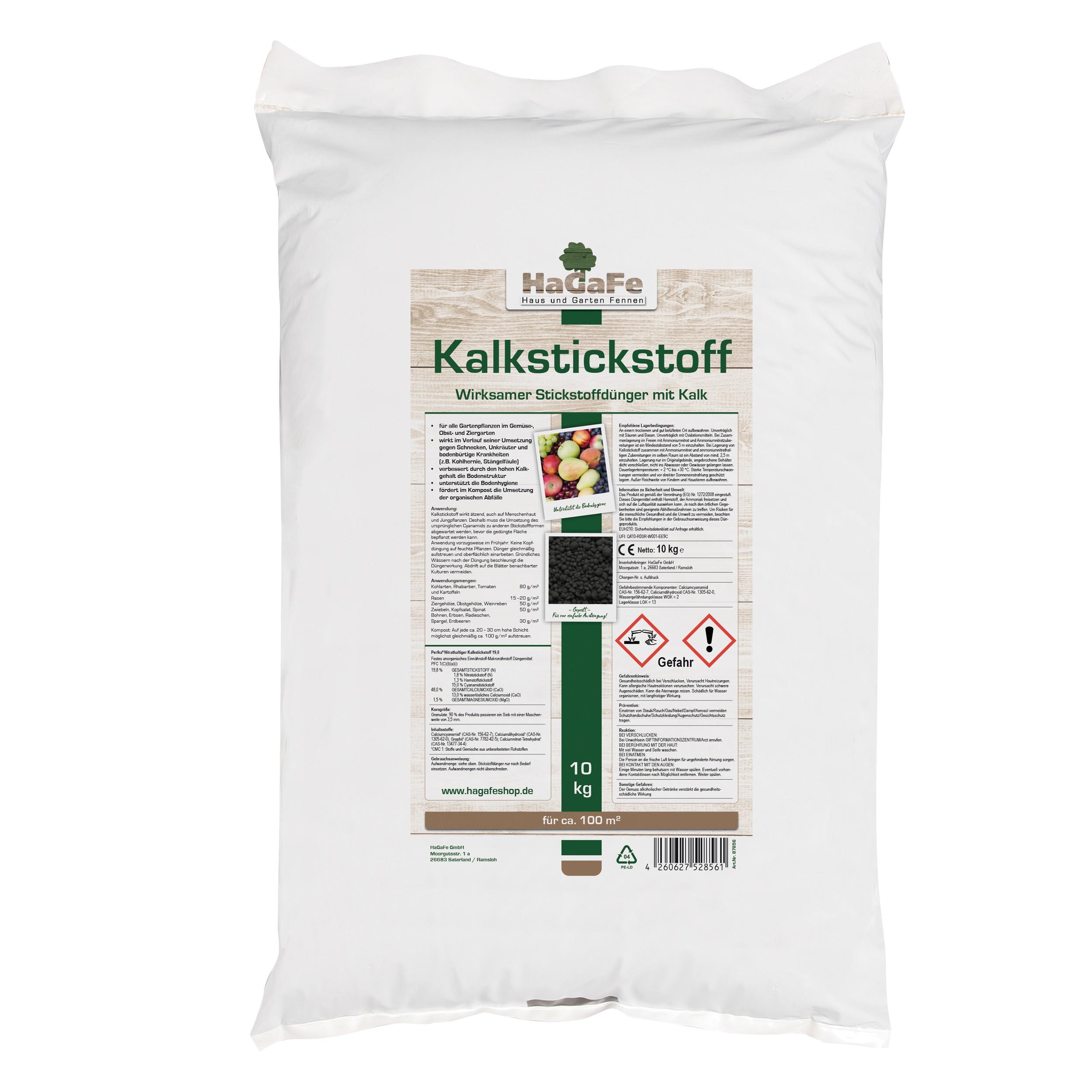 HaGaFe Kalkstickstoff, Stickstoffdünger, Kalkdünger, gegen Krankheiten, für die Bodenhygiene