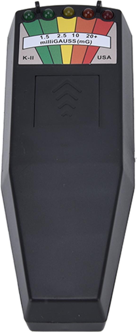 Cocosity EMF -Detektor gef?rbter LED -Lichtempfindlichkeitsempfindlichkeitsstrahlentester Haus Appliance Detektorblack