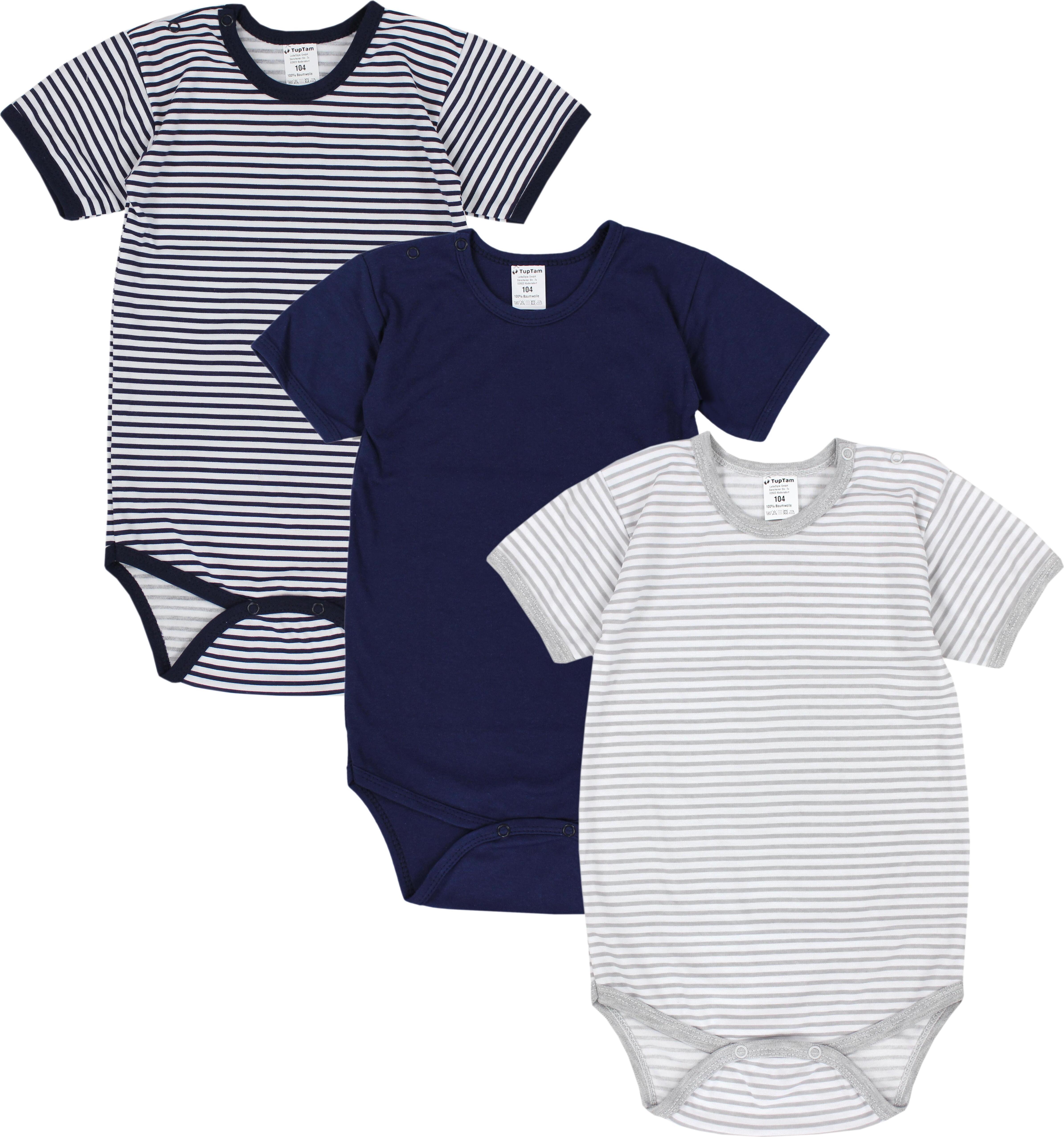 Ensemble Bébé Body + Pantalon + Bonnet - Tissu 100% Coton, Motif Ourson, Boutons-pression Pratiques - 12