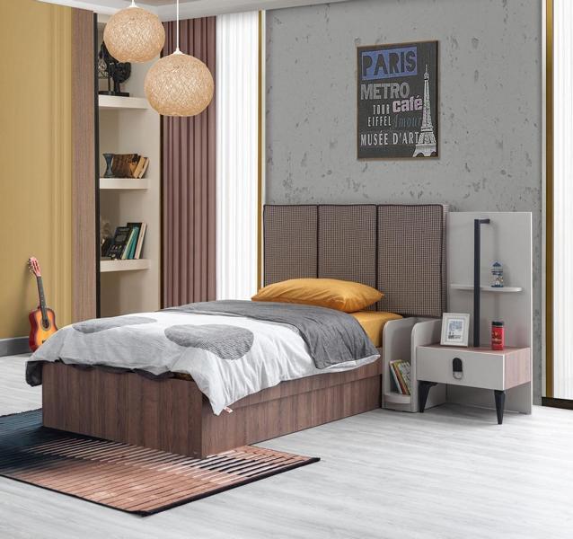 AEA Kindermöbel Kinderbett Nachttisch r Holz Möbel Braun JVM4069943333022