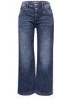 Street One QR Style Emee Wide Leg,hw,dark 17676 dark blue wash Größe 27i/26