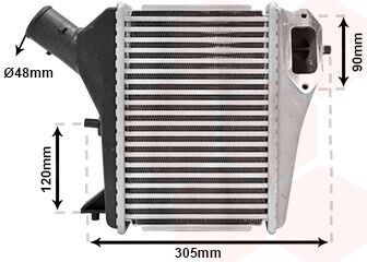 VAN WEZEL Intercooler Článok: 25014702